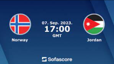 Norway national football team vs Jordan national football team lineups