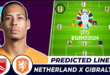 Netherlands National Football Team Vs Gibraltar National Football Team Lineups