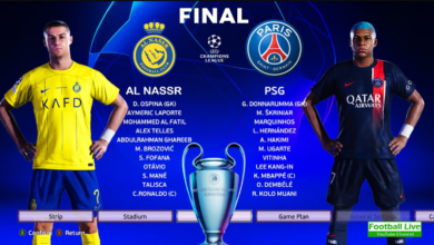 paris saint-germain f.c. vs al-nassr lineups