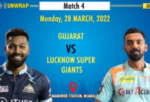 gujarat titans vs lucknow super giants timeline