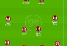Escalações De São Paulo Futebol Clube X Flamengo