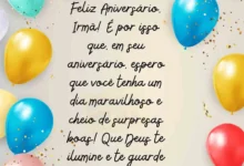 Mensagem De Aniversário Para Irmã