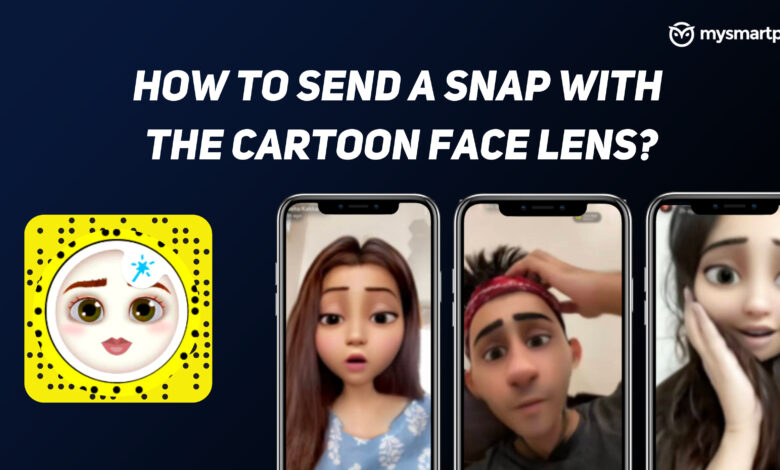 Send a Snap With the Cartoon Face Lens